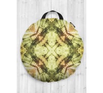 Декоративная подушка-сидушка JOYARTY "Иллюзорная звезда", на пол, круглая, 52 см dsfr_20188