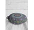 Декоративная подушка-сидушка JOYARTY "Танцующие круги", на пол, круглая, 52 см dsfr_12307 2