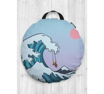 Декоративная подушка-сидушка JOYARTY "Морские качели", на пол, круглая, 52 см dsfr_385304