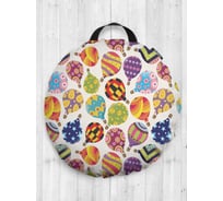 Декоративная подушка-сидушка JOYARTY "Обилие воздушных шаров", на пол, круглая, 52 см dsfr_2841