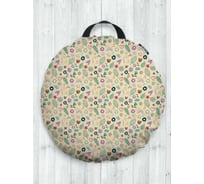 Декоративная подушка-сидушка JOYARTY "Глитч-эффект", на пол, круглая, 52 см dsfr_419761