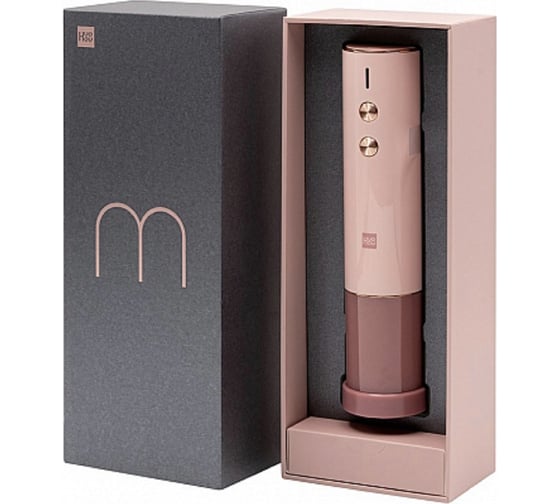 Электрический штопор HUOHOU Electric Wine Opener M - Pink with Gift Box HU0121