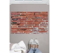 Придверный коврик в прихожую с принтом JOYARTY "старинная стена" 45х75 см door_19765