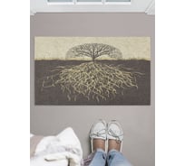 Придверный коврик в прихожую с принтом JOYARTY "дерево жизни" 45х75 см door_378440