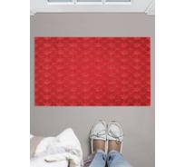 Придверный коврик в прихожую с принтом JOYARTY "полотно из снежинок" 45х75 см door_419793