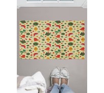 Придверный коврик в прихожую с принтом JOYARTY "праздничное настроение" 45х75 см door_419804