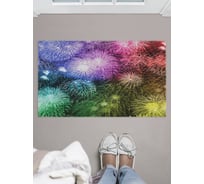 Придверный коврик в прихожую с принтом JOYARTY "салют в праздник" 45х75 см door_419808