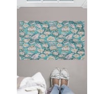 Придверный коврик в прихожую с принтом JOYARTY "сказочная сова" 45х75 см door_419843