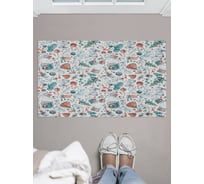 Придверный коврик в прихожую с принтом JOYARTY "уютная зима" 45х75 см door_419844