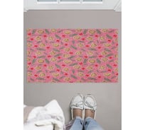 Придверный коврик в прихожую с принтом JOYARTY "новогодние пряники" 45х75 см door_419871