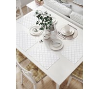 Комплект тканевых салфеток для сервировки стола JOYARTY "классический орнамент", 32x46 см, 4 шт. np_13561