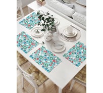 Комплект тканевых салфеток для сервировки стола JOYARTY "подарки на новый год", 32x46 см, 4 шт. np_419864