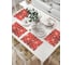 Комплект тканевых салфеток для сервировки стола JOYARTY "поле снежинок", 32x46 см, 4 шт. np_419803 1