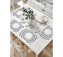 Комплект тканевых салфеток для сервировки стола JOYARTY "классическая спираль", 32x46 см, 4 шт. np_18737