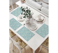 Комплект тканевых салфеток для сервировки стола JOYARTY "тихие заросли", 32x46 см, 4 шт. np_13253