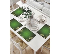 Комплект тканевых салфеток для сервировки стола JOYARTY "королевская роскошь", 32x46 см, 4 шт. np_33843