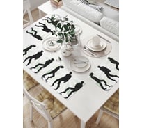 Комплект тканевых салфеток для сервировки стола JOYARTY "майкл джексон", 32x46 см, 4 шт. np_37511