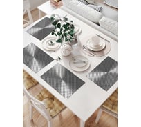 Комплект тканевых салфеток для сервировки стола JOYARTY "сетка для вентиляции", 32x46 см, 4 шт. np_4530