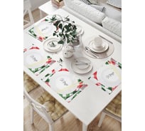 Комплект тканевых салфеток для сервировки стола JOYARTY "домашнее меню", 32x46 см, 4 шт. np_105972