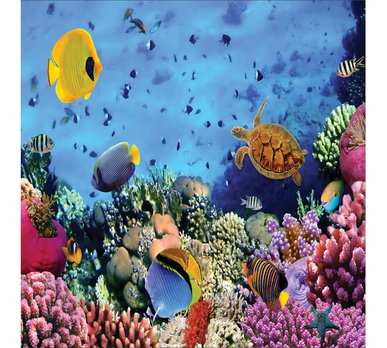 Комплект тканевых салфеток для сервировки стола JOYARTY "морская глубина", 32x46 см, 4 шт. np_2611