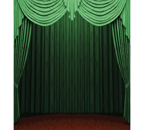 Комплект тканевых салфеток для сервировки стола JOYARTY "зеленый занавес", 32x46 см, 4 шт. np_30054