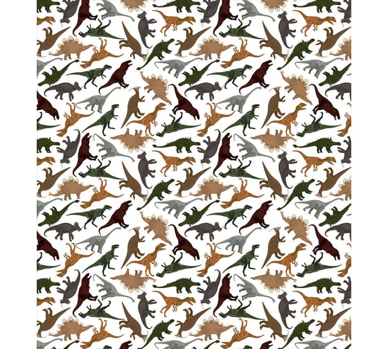 Комплект тканевых салфеток для сервировки стола JOYARTY "отряд динозавров", 32x46 см, 4 шт. np_12659