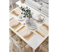 Комплект тканевых салфеток для сервировки стола JOYARTY "подводный риф", 32x46 см, 4 шт. np_19447