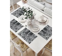 Комплект тканевых салфеток для сервировки стола JOYARTY "городские небоскрёбы", 32x46 см, 4 шт. np_27312