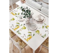 Комплект тканевых салфеток для сервировки стола JOYARTY "ароматная груша", 32x46 см, 4 шт. np_7450