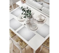 Комплект тканевых салфеток для сервировки стола JOYARTY "дождливый день", 32x46 см, 4 шт. np_13573