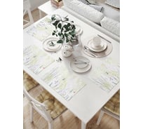 Комплект тканевых салфеток для сервировки стола JOYARTY "полевая флора", 32x46 см, 4 шт. np_32392