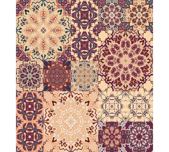 Комплект тканевых салфеток для сервировки стола JOYARTY "разнообразие салфеток", 32x46 см, 4 шт. np_37373