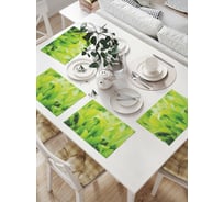 Комплект тканевых салфеток для сервировки стола JOYARTY "молодая поросль", 32x46 см, 4 шт. np_38882