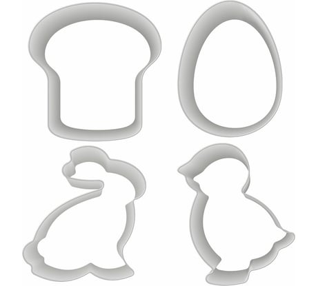 Набор формочек для печенья МУЛЬТИДОМ Пасхальный 4 шт. DA8-145