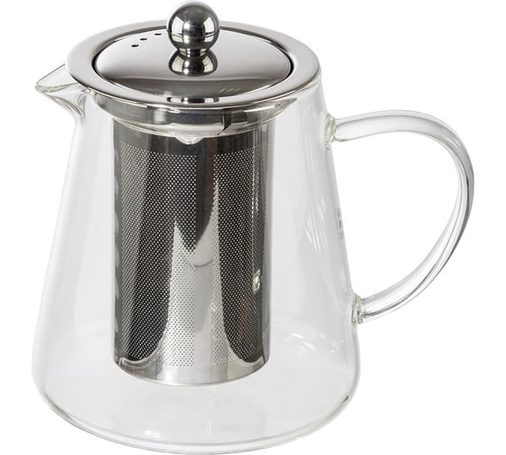 Заварочный чайник Leonord AROMA 750 мл, боросиликатное стекло, нержавеющая сталь 8247
