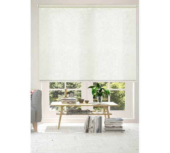 Рулонные шторы Эскар шале, крем, 68x160 см  7679068160 1