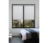 Рулонные шторы Эскар тикс, серый, 48x160 см  7675048160