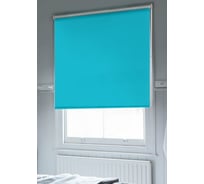 Рулонные шторы Эскар blackout silverback голубой, 37x160 см  7672037160