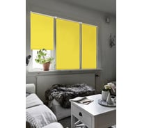 Рулонные шторы Эскар blackout silverback желтый, 48x160 см  7671048160