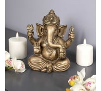 Статуэтка Ганеша Символ Мудрости бронзового цвета BOGACHO 22720/бронзовый