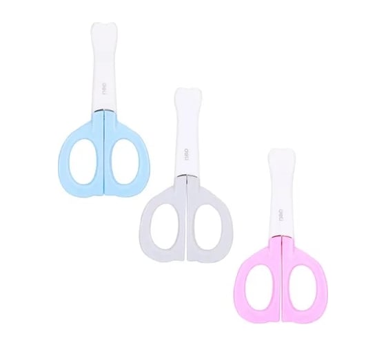 Ножницы DELI ED60501 Magic Zoo детские 125 мм, ручки пластиковые, сталь, ассорти, блистер, 12 шт в упаковке 1203613