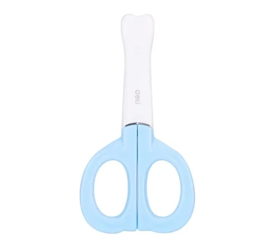 Ножницы DELI ED60501 Magic Zoo детские 125 мм, ручки пластиковые, сталь, ассорти, блистер, 12 шт в упаковке 1203613