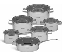 Набор посуды EDENBERG нержавеющая сталь, 12 предметов EB-4067