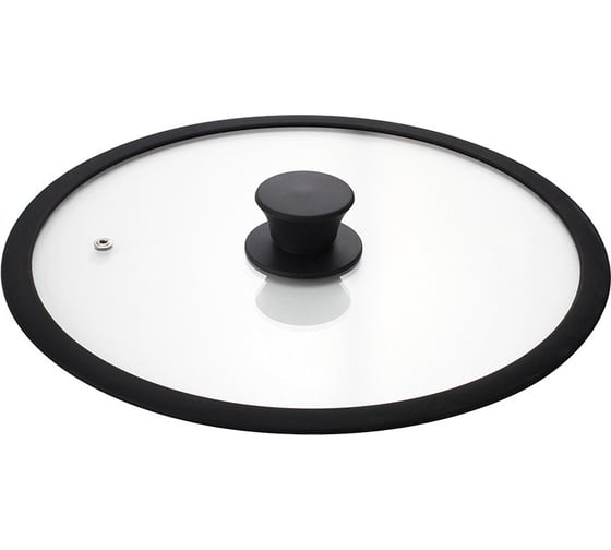 Стеклянная крышка с силиконовым ободком Mallony CAPPELLO-C C-type 26 см, силиконовая ручка 003662 1