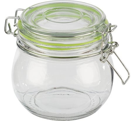 Стеклянная банка с бугельным замком Mallony BRAVO 500 мл 007250