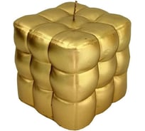 Свеча Волшебная страна Плюшевый пуф золотая, лак 104543