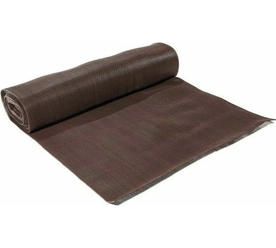 Противоскользящая дорожка ComeForte пвх s-mat zig zag 0,9x15м х5мм, коричневый SM-01 1