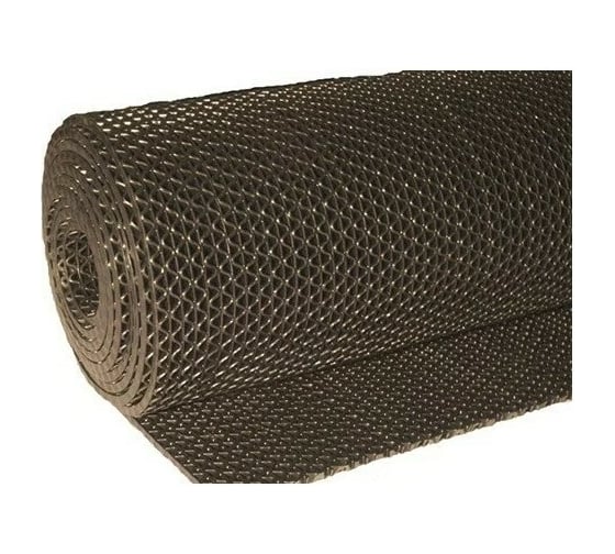 Противоскользящая дорожка ComeForte пвх s-mat zig zag 0,9x15м х5мм, коричневый SM-01
