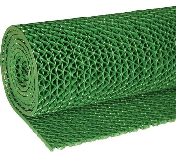 Противоскользящая дорожка ComeForte пвх s-mat zig zag 0,9x15м х5мм, зеленый SM-03