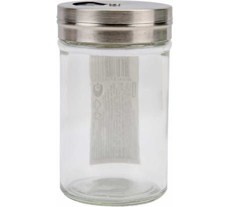 Солонка-перечница Mallony SPEZIA 90 мл, с регулируемой крышкой, стекло, нержавеющая сталь 009365